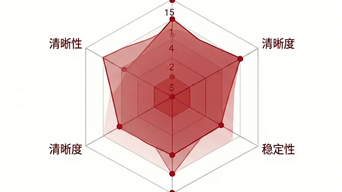 雷达图展示羞羞影院在内容丰富度、画质、速度、字幕等多个维度的用户评分对比